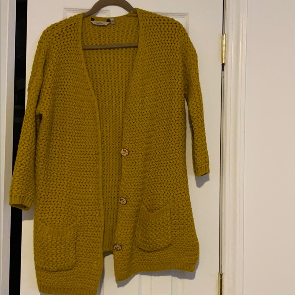 Boutique hand-made knit cardigan